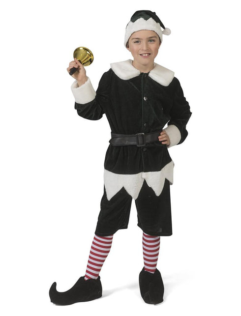 Zwart kerstman pak Charly kinderen