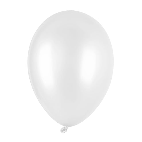 Metallic witte ballonnen
