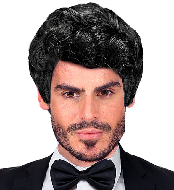 pruik rick zwart