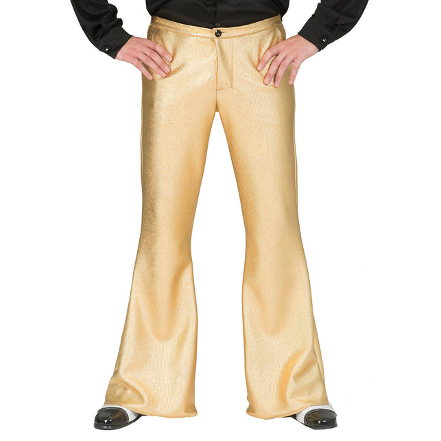 Disco broek Fever goud