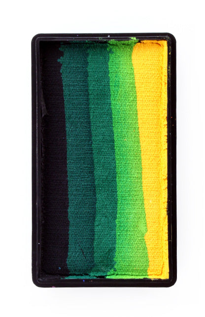 Splitcake zwart-groen tinten-geel 28gram