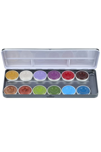 Superstar schmink palet aqua skin tone sprookjes/dieren 12 klen (12