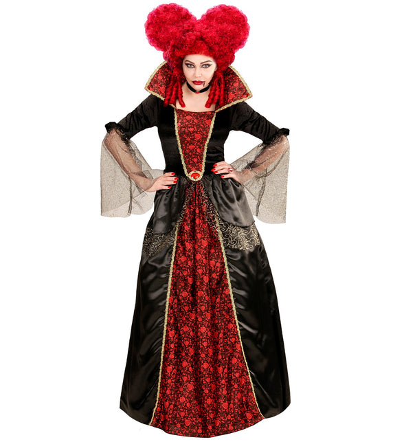 Vampieren jurk zwart rood creepy — foto 3