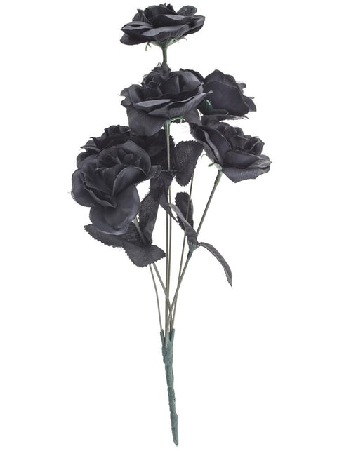 Zwarte rozen boeket Halloween