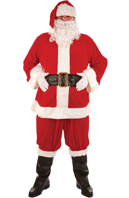 Deluxe kerstman pak 8delig