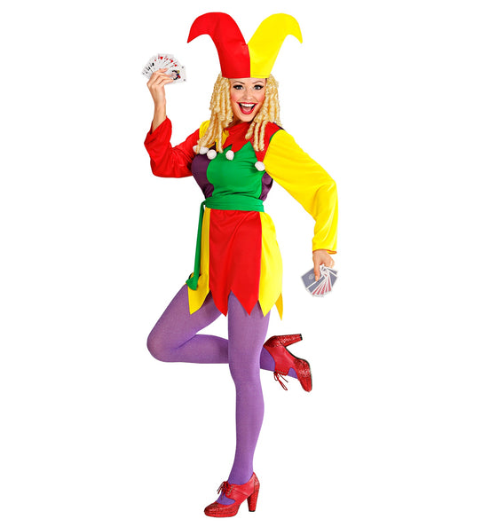 Joker kostuum dames Nar — foto 2