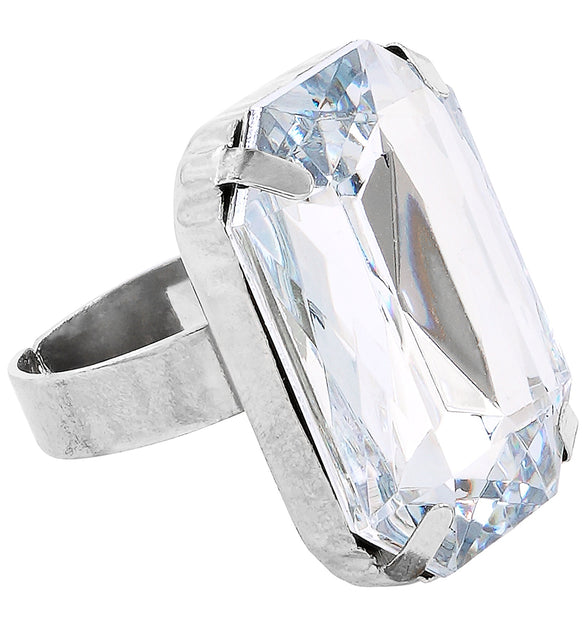 Ring met nep diamant