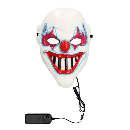 LED masker Clown horror licht