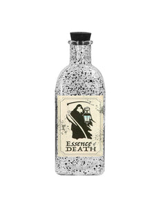 Glazen flesje Essence of death heks Halloween 19,5 cm
