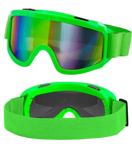 Skibril neon groen