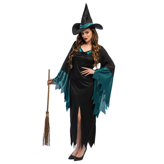 Heksenbezem Classic 95 cm bamboe Halloween