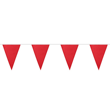 Rode feestvlaggetjes 26 x 18 cm