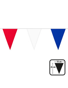 Nederland vlaggenlijn rood wit blauw 6 meter