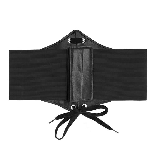 Gothic korset zwart M/L sluiting