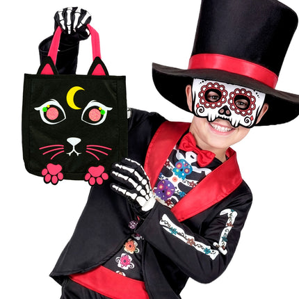 Tas trick-or-treat kat sfeerbeeld – verkleedkleding