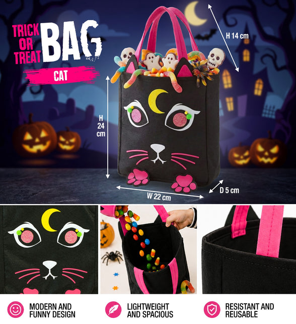 Tas trick-or-treat kat totaalbeeld – verkleedkleding