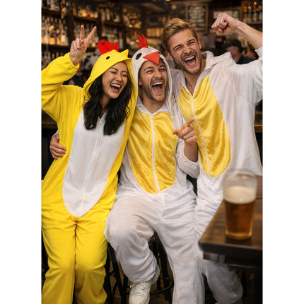 Rooster-kostuum voor carnaval