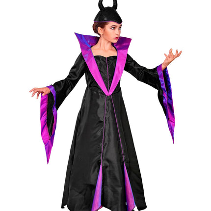 Malefica jurk voor meisjes detailopname – kostuums