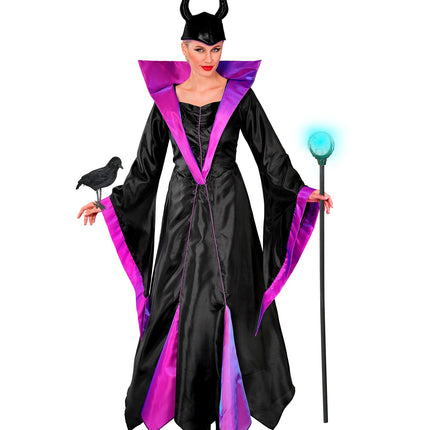 Malefica jurk voor dames achterkant – kostuums
