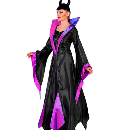 Malefica jurk voor dames detailopname – kostuums