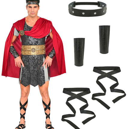 Romeins centurion tuniek voor heren zijaanzicht – kostuums