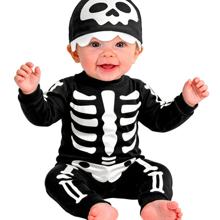 Skelet jumpsuit voor jongens zijaanzicht – kostuums