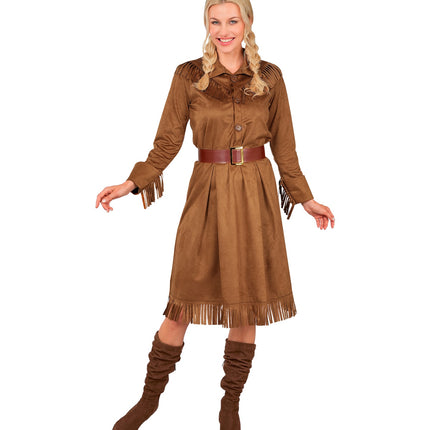 Western girl jurk voor dames achterkant – kostuums