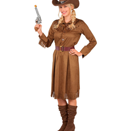 Western girl jurk voor dames zijaanzicht – kostuums