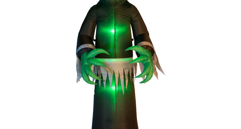 Opblaasbaar spook met LED 240 cm