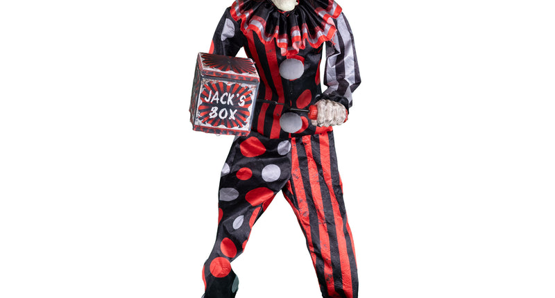 Animatronic horrorclown Jester Jack 175 cm