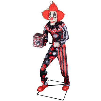 Griezelige clown Halloween decoratie
