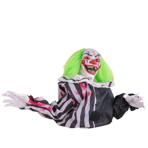 Halloween tafelclown sfeerbeeld
