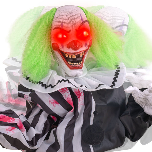 Tafelclown van opzij