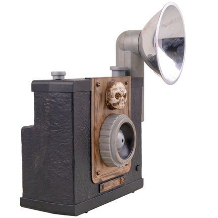 Griezelige camera met flash animatronic kleur