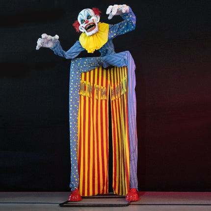 Halloween clown entree sfeerbeeld