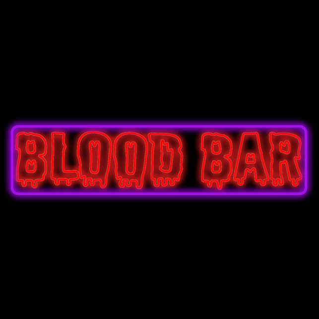 Neon licht Blood Bar LED bord