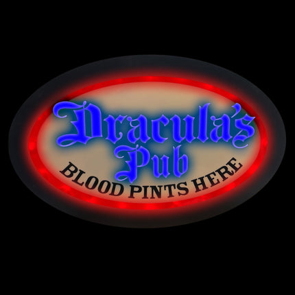 Neon licht Dracula's Pub LED bord