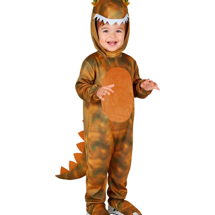 T-Rex jumpsuit voor jongens achterkant – kostuums