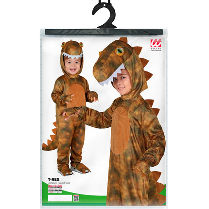 T-Rex jumpsuit voor jongens close-up – kostuums