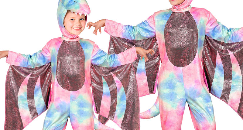 Pterodactyl jumpsuit voor meisjes vooraanzicht – kostuums