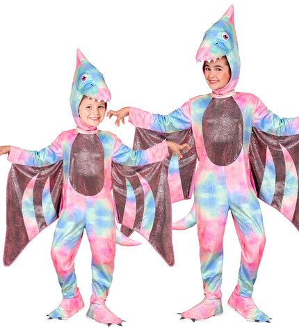 Pterodactyl jumpsuit voor meisjes vooraanzicht – kostuums