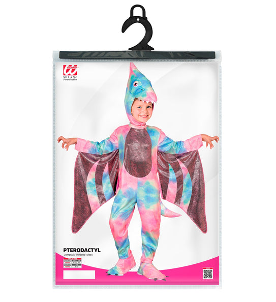 Pterodactyl jumpsuit voor meisjes totaalbeeld – kostuums