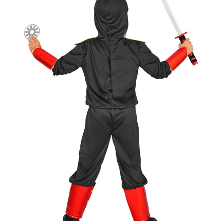 Ninja jas voor jongens detailopname – kostuums