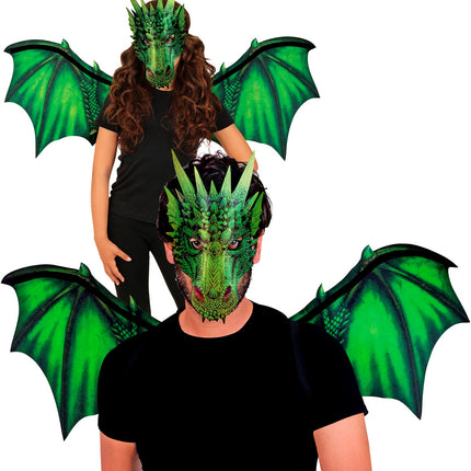 Draken vleugels detailopname – verkleedsets