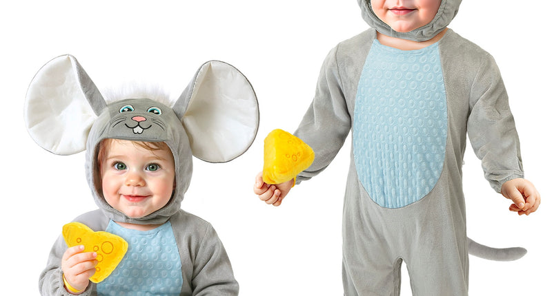 Muis jumpsuit voor kinderen vooraanzicht – kostuums
