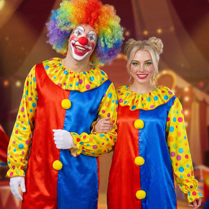 Clowns jumpsuit voor volwassenen productfoto – kostuums