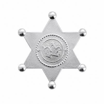 Sheriff ster Marco metaal goud of zilver