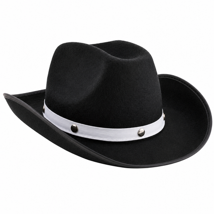 Cowboyhoed Glenn in zwart of bruin