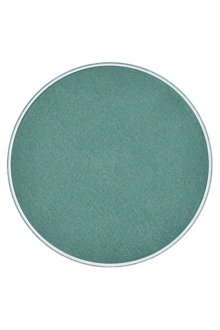 Aquaschmink blauw groen Superstar, ronde blauwgroene schminkcake voor een heksen- of alienlook