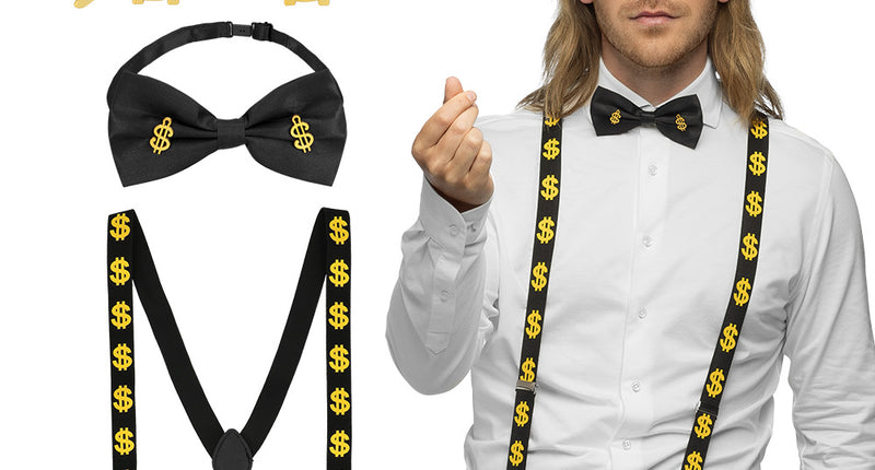 Boland Accessoireset Dollar gangster rapper